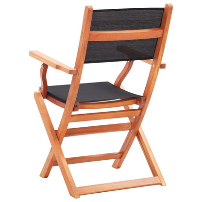 vidaXL Garden Chair | Set of 6 | Black and natural