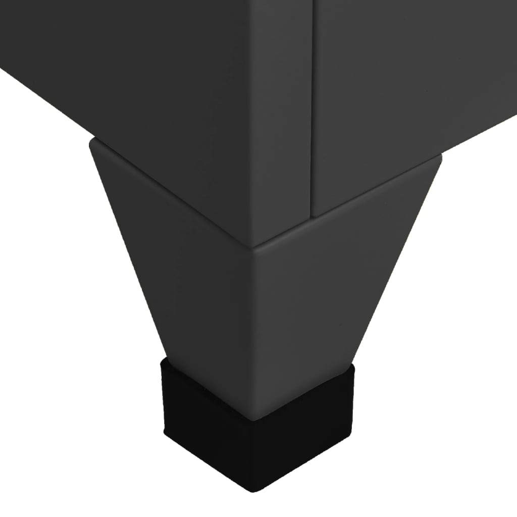 vidaXL Locker Cabinet Anthracite 38x45x180 cm Steel