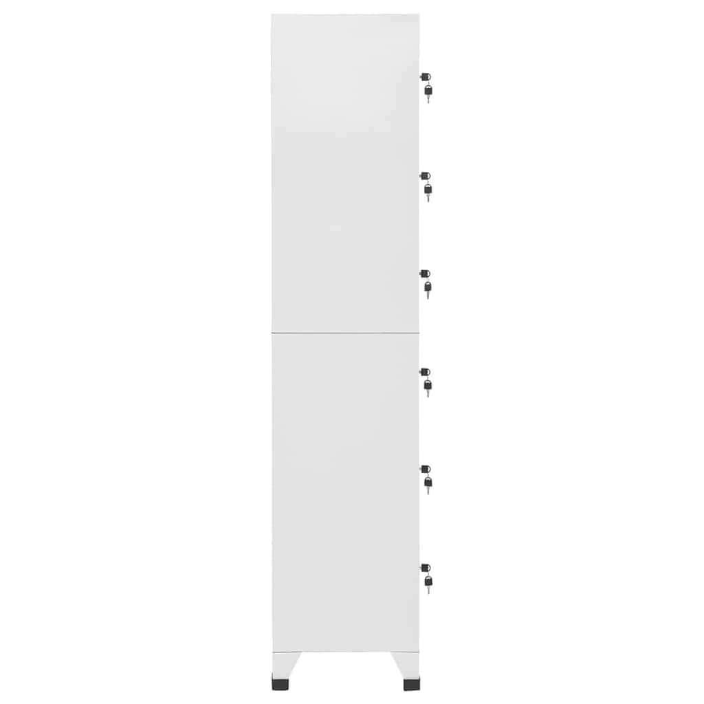 vidaXL Locker Cabinet Light Grey 38x40x180 cm Steel