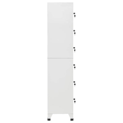 vidaXL Locker Cabinet Light Grey 38x40x180 cm Steel
