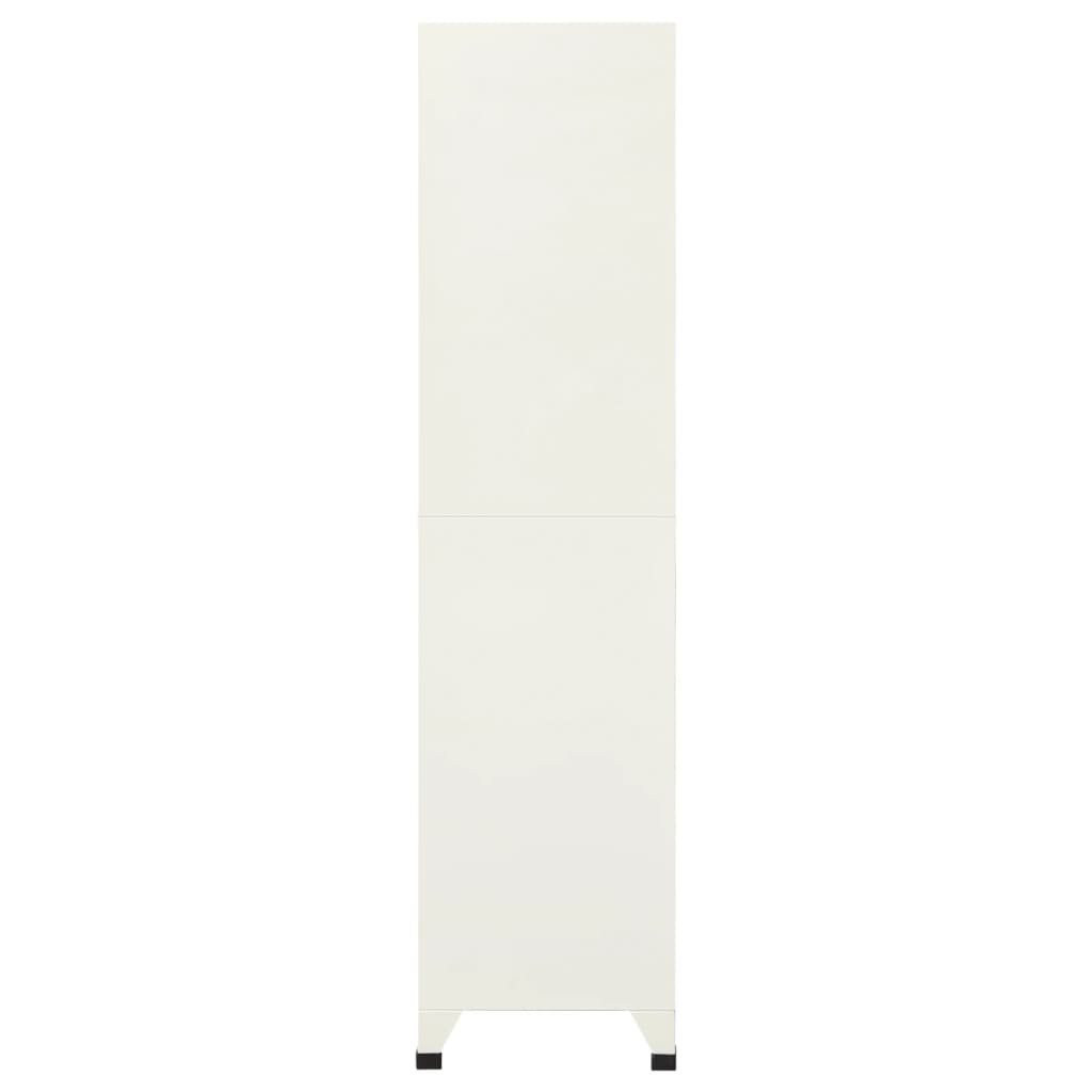 vidaXL Locker Cabinet Grey and Blue 90x45x180 cm Steel