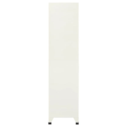 vidaXL Locker Cabinet Grey and Blue 90x45x180 cm Steel