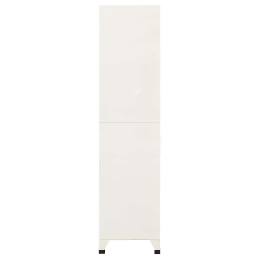 vidaXL Locker Cabinet Grey and Blue 90x45x180 cm Steel