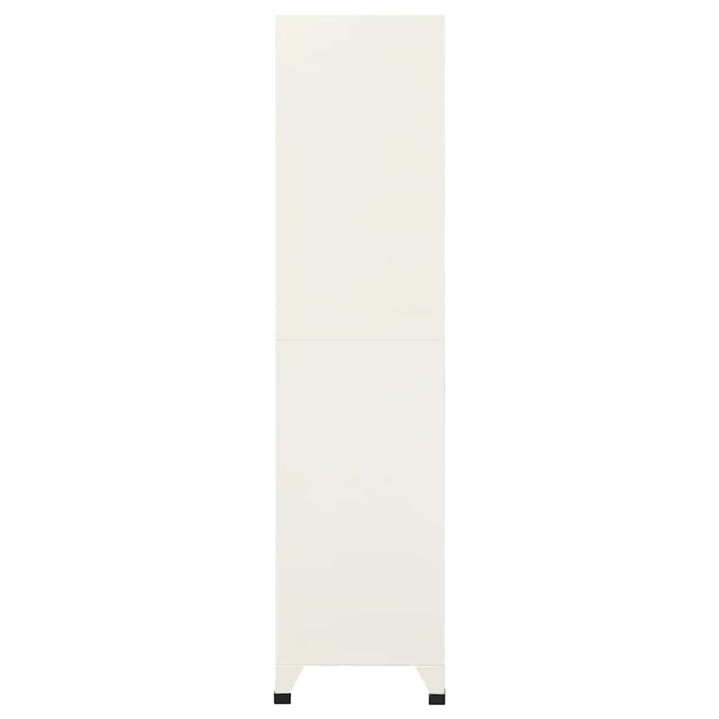 vidaXL Locker Cabinet Grey and Blue 90x45x180 cm Steel