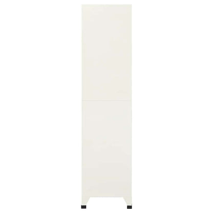 vidaXL Locker Cabinet Grey and Blue 90x45x180 cm Steel