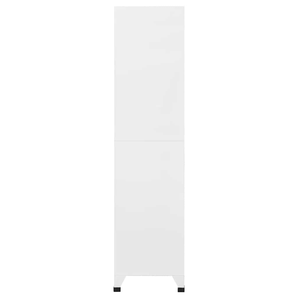 vidaXL Locker Cabinet Light Grey 90x40x180 cm Steel