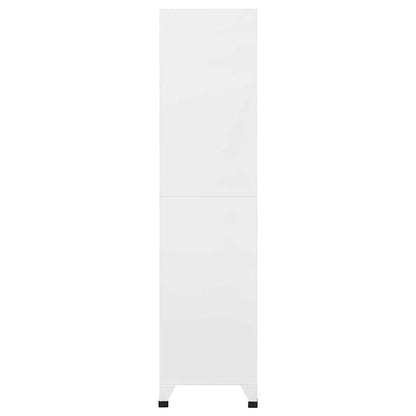 vidaXL Locker Cabinet Light Grey 90x40x180 cm Steel