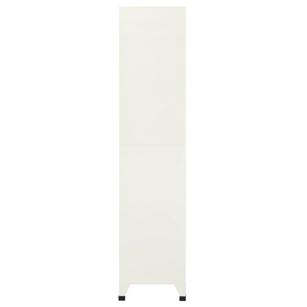 vidaXL Locker Cabinet Grey and Blue 90x40x180 cm Steel