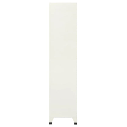 vidaXL Locker Cabinet Grey and Blue 90x40x180 cm Steel