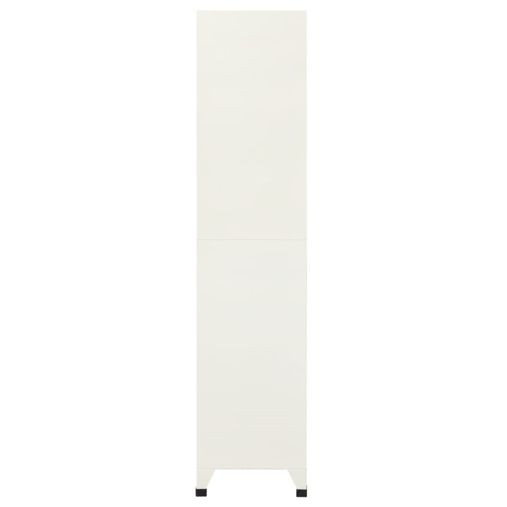 vidaXL Locker Cabinet Grey and Blue 90x40x180 cm Steel