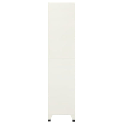 vidaXL Locker Cabinet Grey and Blue 90x40x180 cm Steel