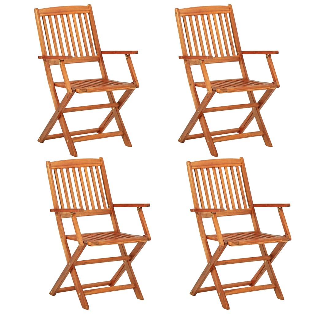 vidaXL Dining Set | Oil-finished natural wood colour | Solid acacia wood | Large