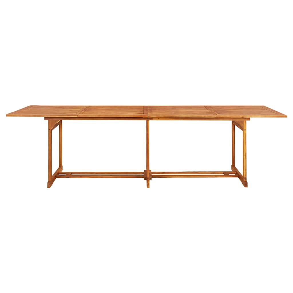 vidaXL 13 Piece Garden Dining Set 280x90x75 cm Solid Wood Acacia