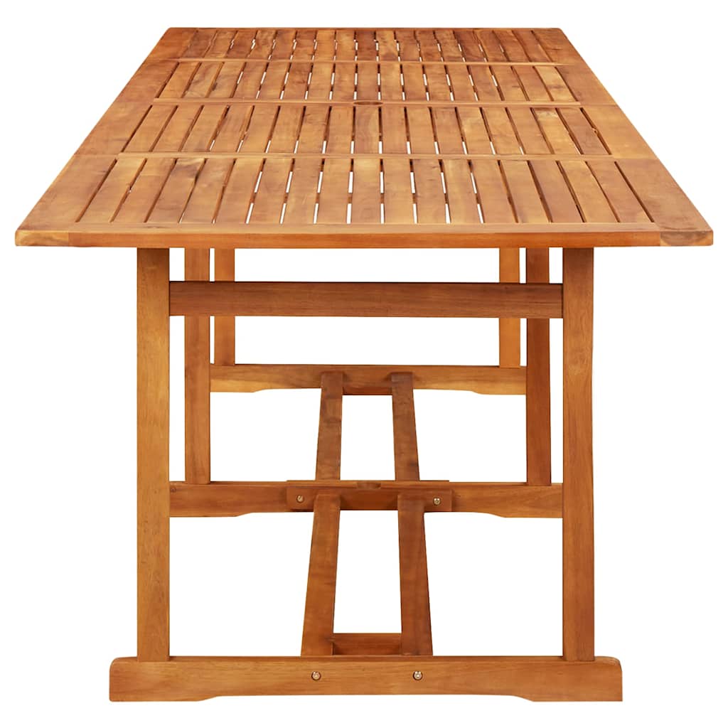 vidaXL 13 Piece Garden Dining Set 280x90x75 cm Solid Wood Acacia