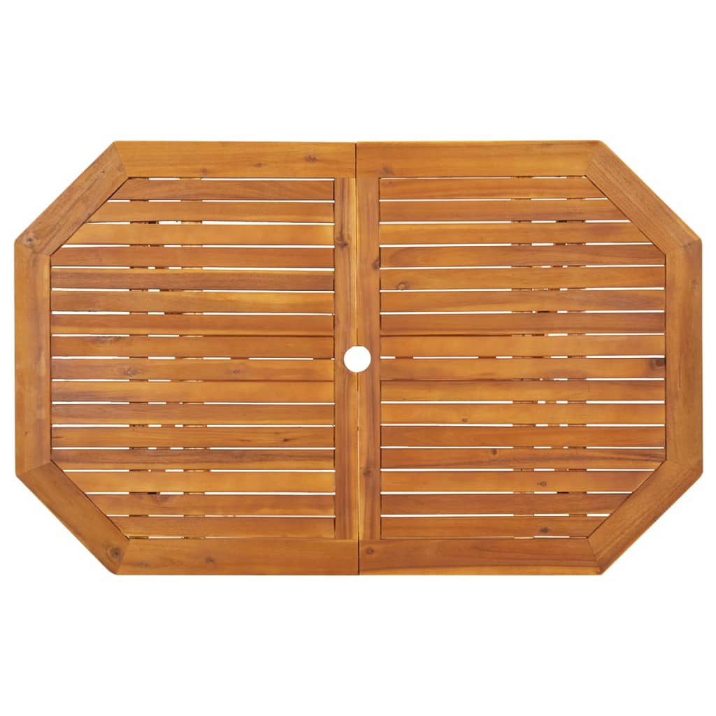 vidaXL Dining Set | Natural wood finish | Solid acacia wood | Medium