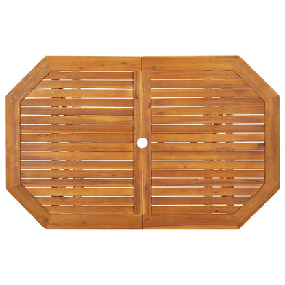 vidaXL Dining Set | Natural wood finish | Solid acacia wood | Medium