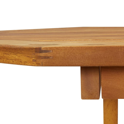 vidaXL Dining Set | Natural wood finish | Solid acacia wood | Medium
