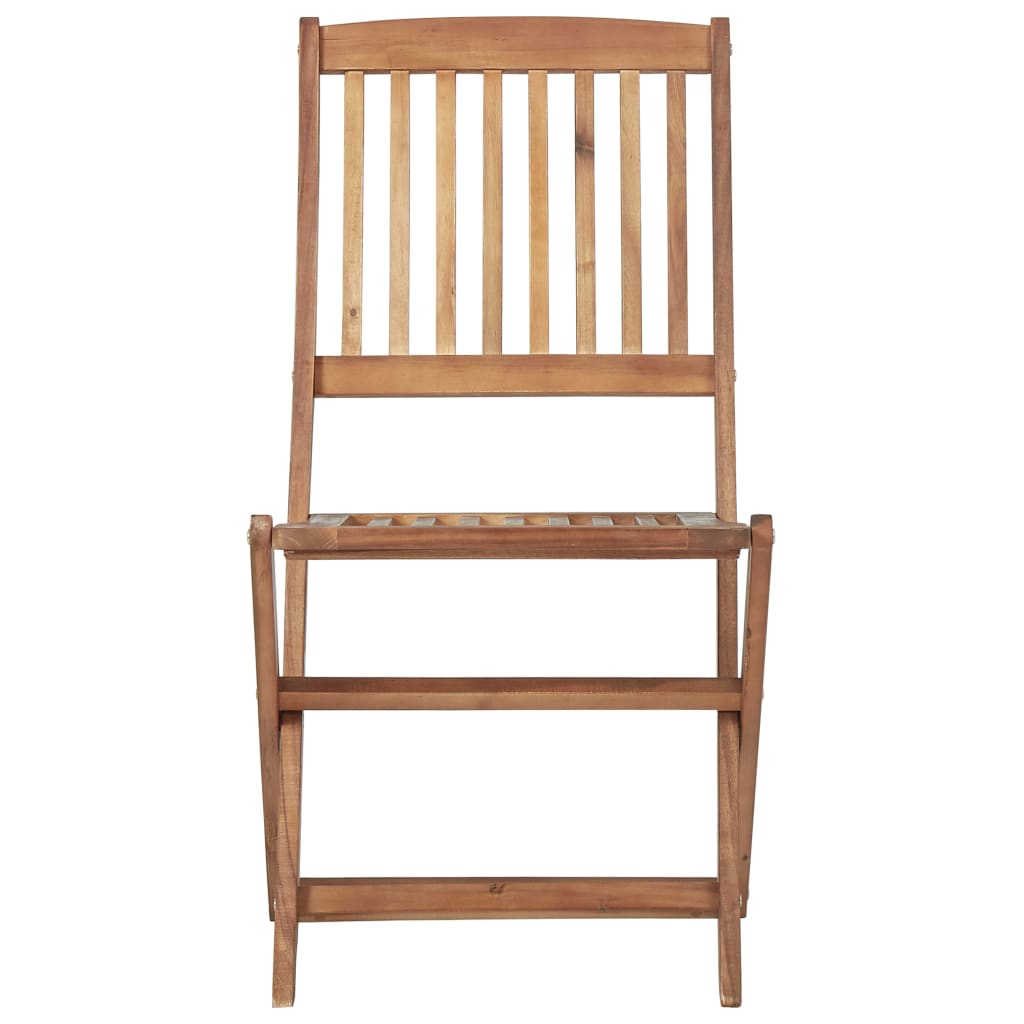 vidaXL Dining Set | Natural wood finish | Solid acacia wood | Medium