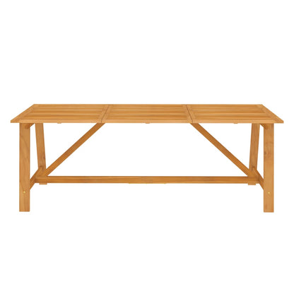 vidaXL 7 Piece Garden Dining Set Solid Acacia Wood