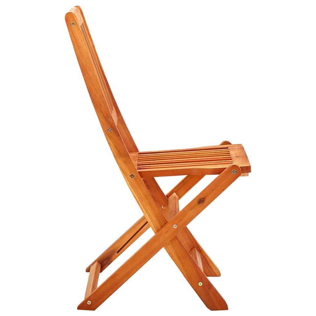 vidaXL Outdoor Dining Set | Wooden | Solid eucalyptus wood | Compact