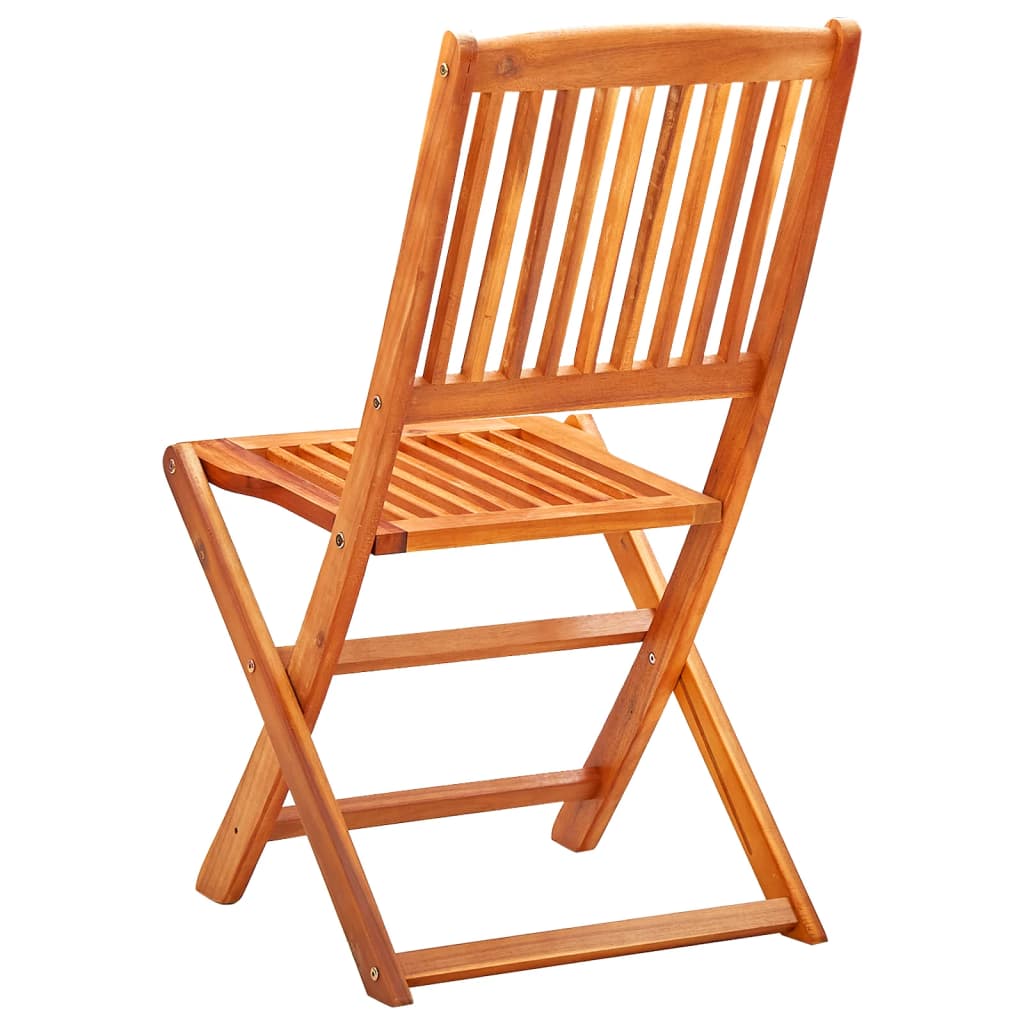 vidaXL Outdoor Dining Set | Wooden | Solid eucalyptus wood | Compact