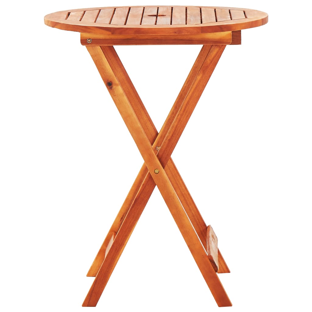 vidaXL Outdoor Dining Set | Wooden | Solid eucalyptus wood | Compact