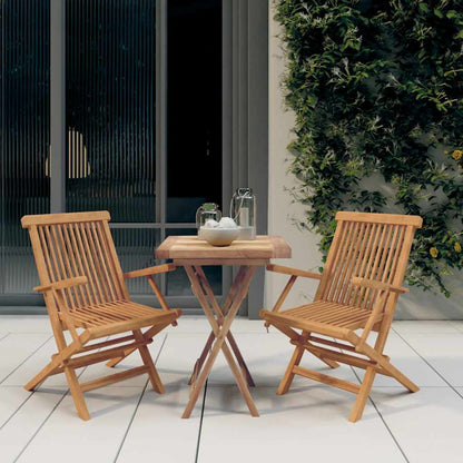 vidaXL Garden Dining Set | Teak | Smoothly sanded teak hardwood | Medium