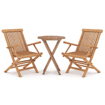 vidaXL Garden Dining Set | Natural Teak