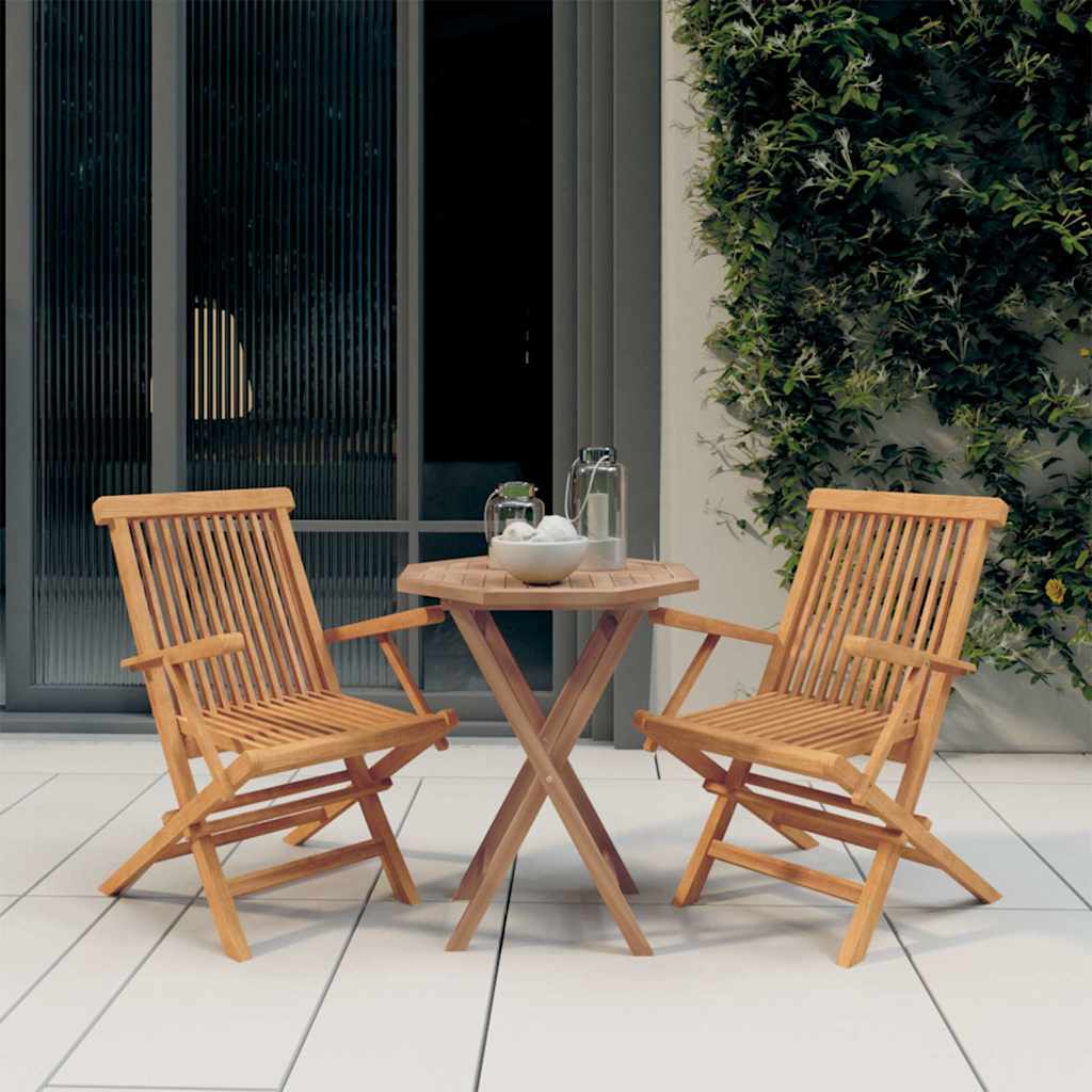 vidaXL Garden Dining Set | Natural Teak