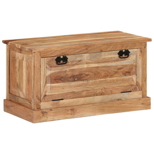 vidaXL Shoe Storage Bench | Natural wood | Solid acacia wood | 85 x 40 x 45 cm