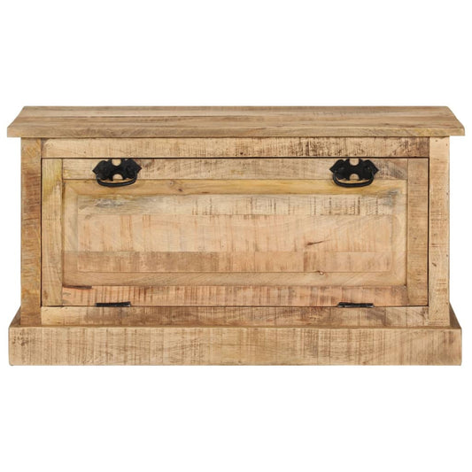 vidaXL Shoe Storage Bench | Natural Wood | Solid Mango Wood | Medium