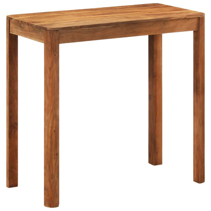 vidaXL Bar Table Solid Wood Acacia with Honey Finish 110x55x106 cm