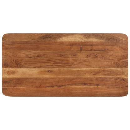 vidaXL Bar Table Solid Wood Acacia with Honey Finish 110x55x106 cm