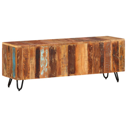 vidaXL TV Cabinet 110x30x40 cm Solid Wood Reclaimed