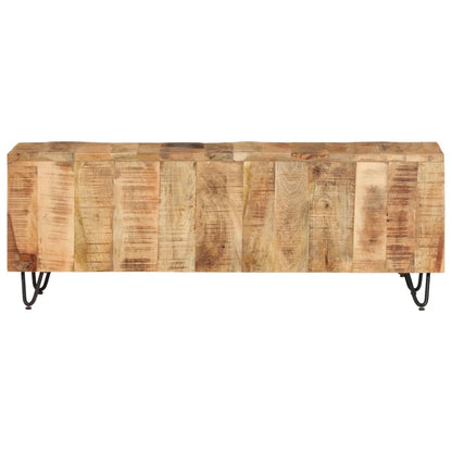 vidaXL TV Cabinet 110x30x40 cm Solid Wood Mango