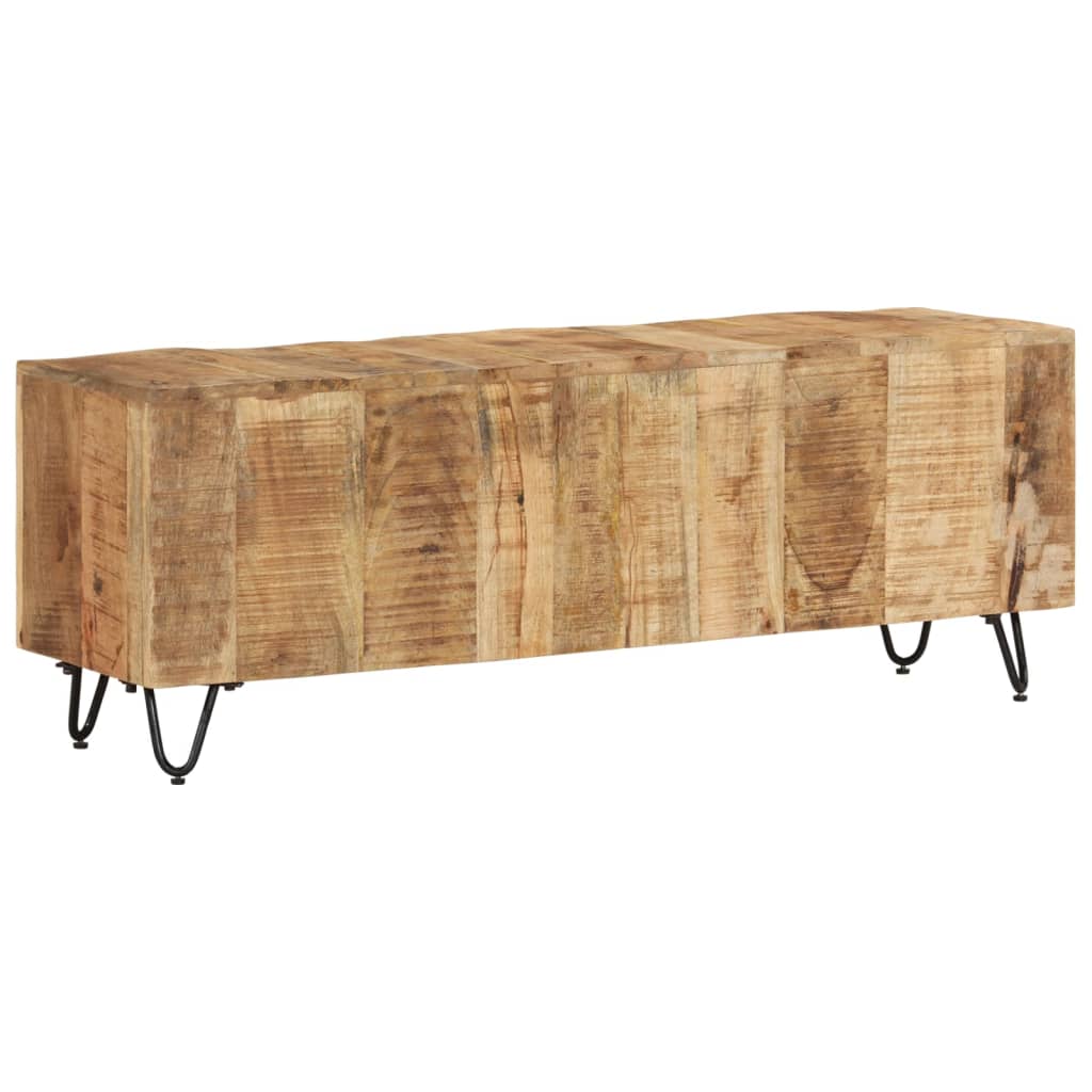 vidaXL TV Cabinet 110x30x40 cm Solid Wood Mango