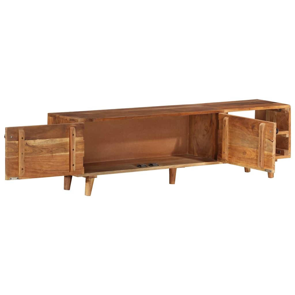 vidaXL TV Cabinet Solid Wood Acacia with Honey Finish 140x30x40 cm