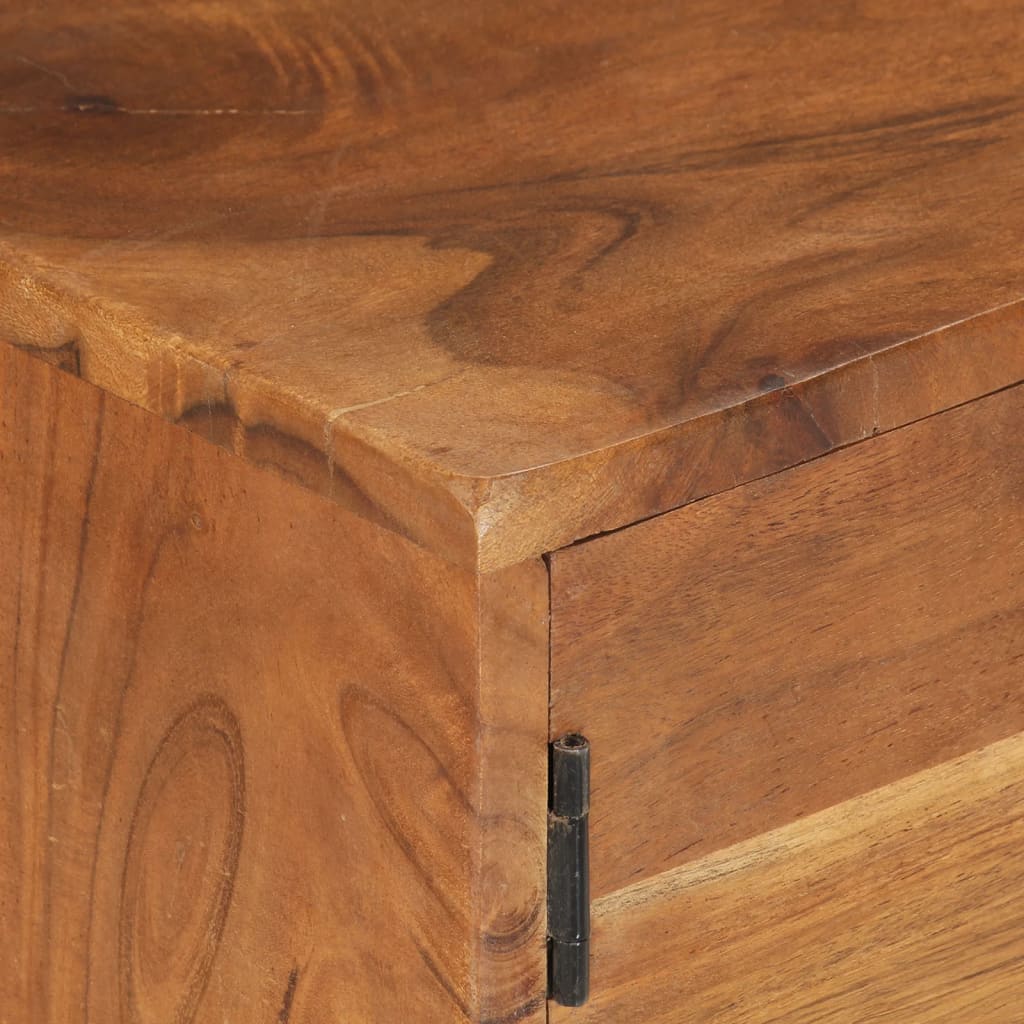 vidaXL TV Cabinet Solid Wood Acacia with Honey Finish 140x30x40 cm