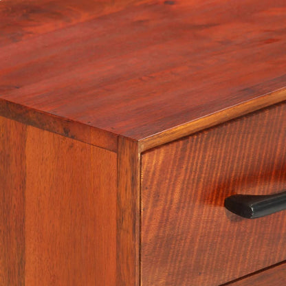 vidaXL Sideboard 110x30x59 cm Solid Wood Mango