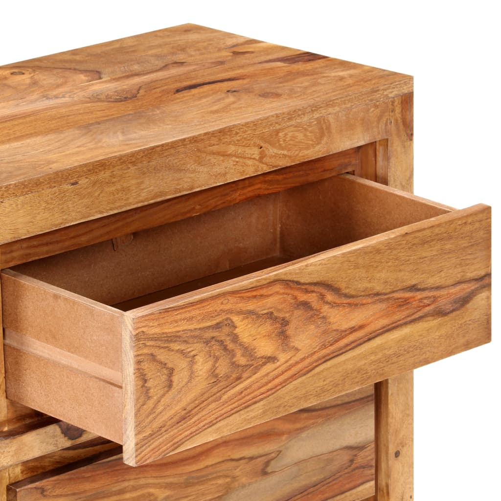 vidaXL Drawer Cabinet 60x33x75 cm Solid Wood Acacia