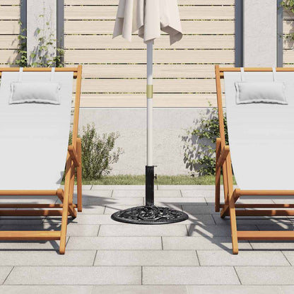 vidaXL Umbrella Base Black 48x48x33 cm Cast Iron