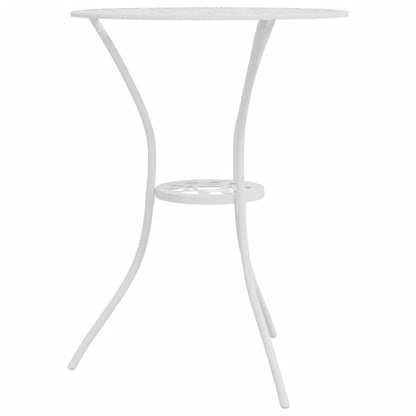 vidaXL Bistro Set | White | Cast aluminium | Small | Durable | Bistro Set