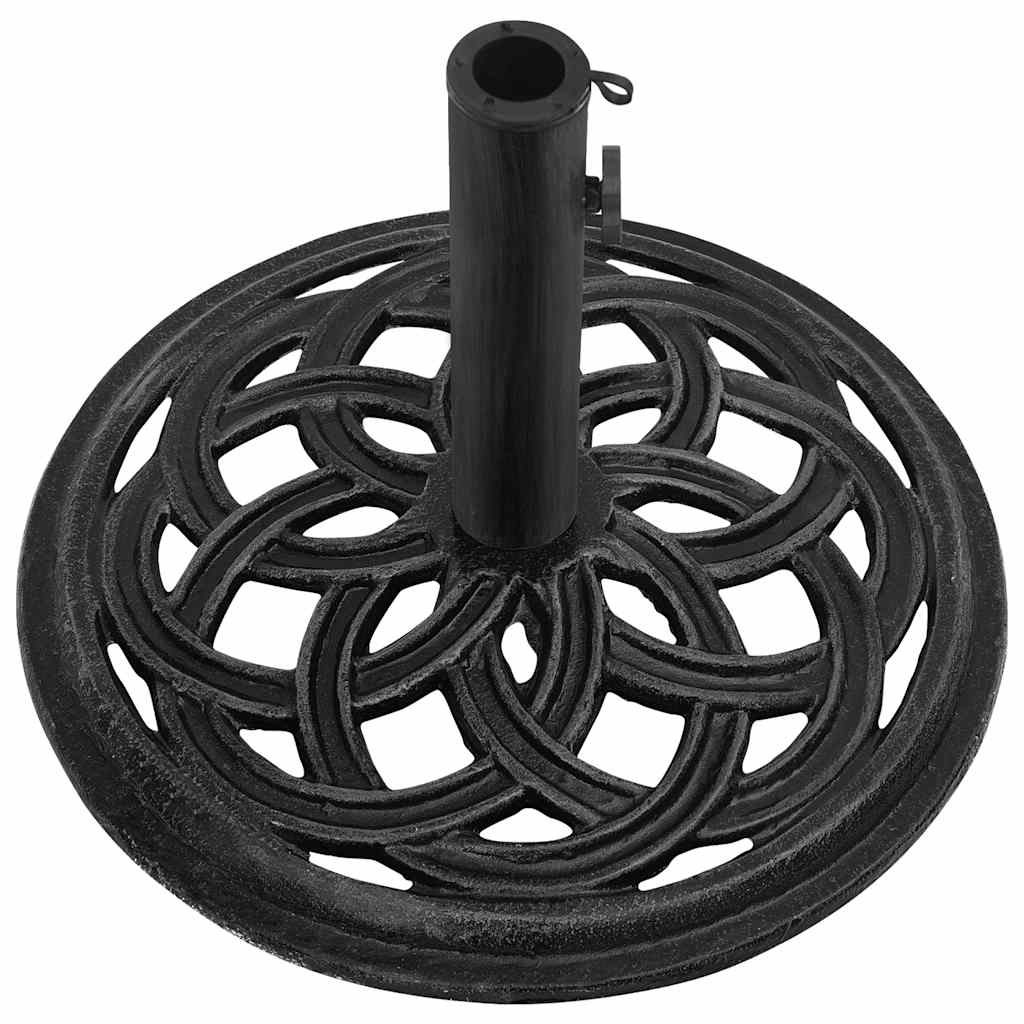 vidaXL Umbrella Base Black 44x44x31 cm Cast Iron