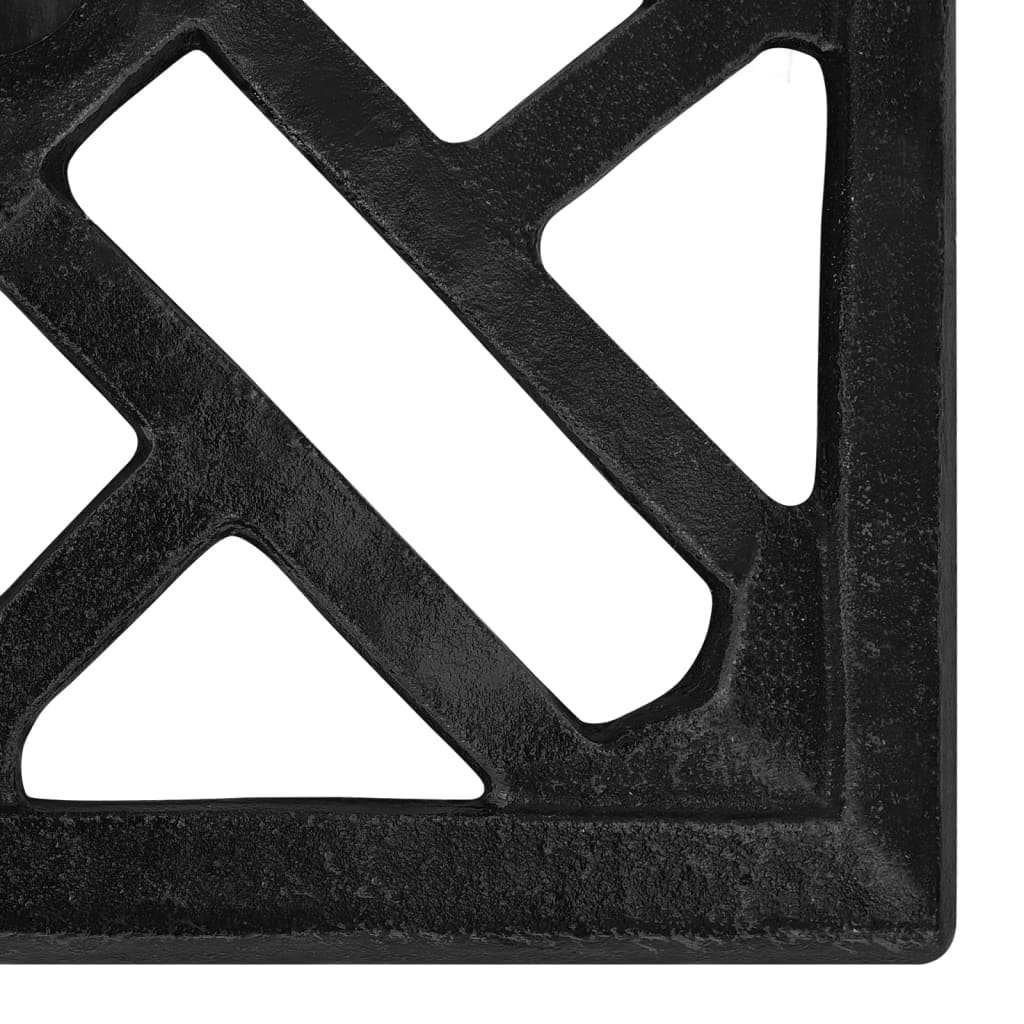 vidaXL Umbrella Base Black 44x44x31 cm Cast Iron