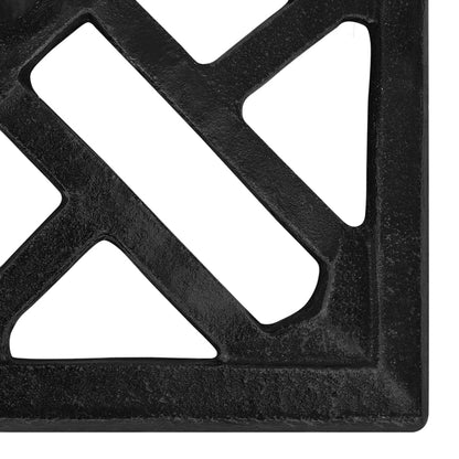 vidaXL Umbrella Base Black 44x44x31 cm Cast Iron