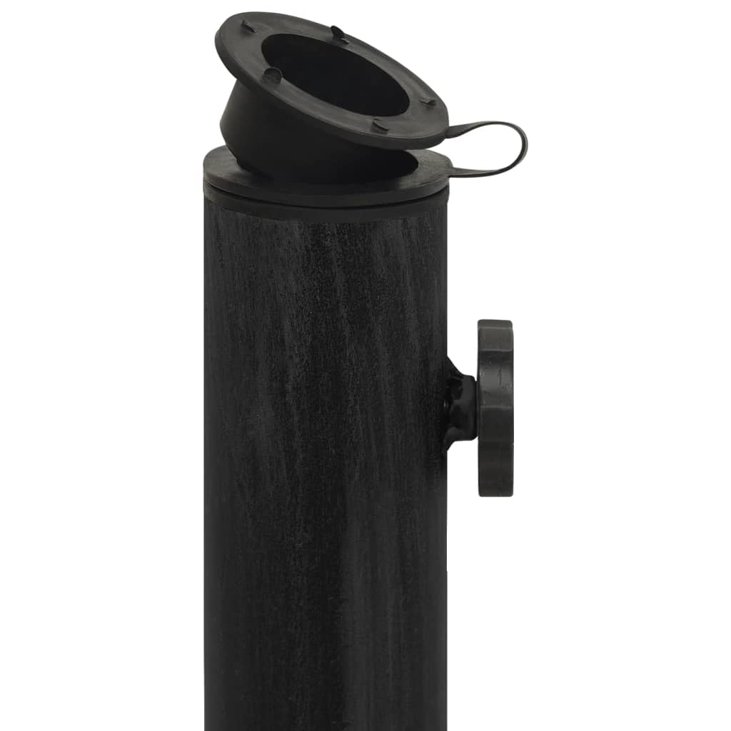 vidaXL Umbrella Base Black 44x44x31 cm Cast Iron