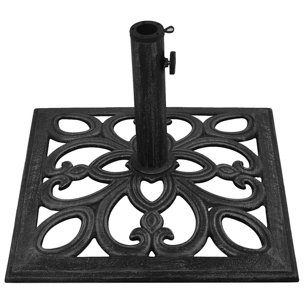vidaXL Umbrella Base Black 47x47x33 cm Cast Iron