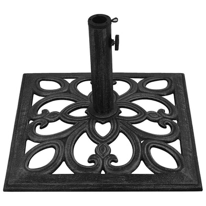 vidaXL Umbrella Base Black 47x47x33 cm Cast Iron