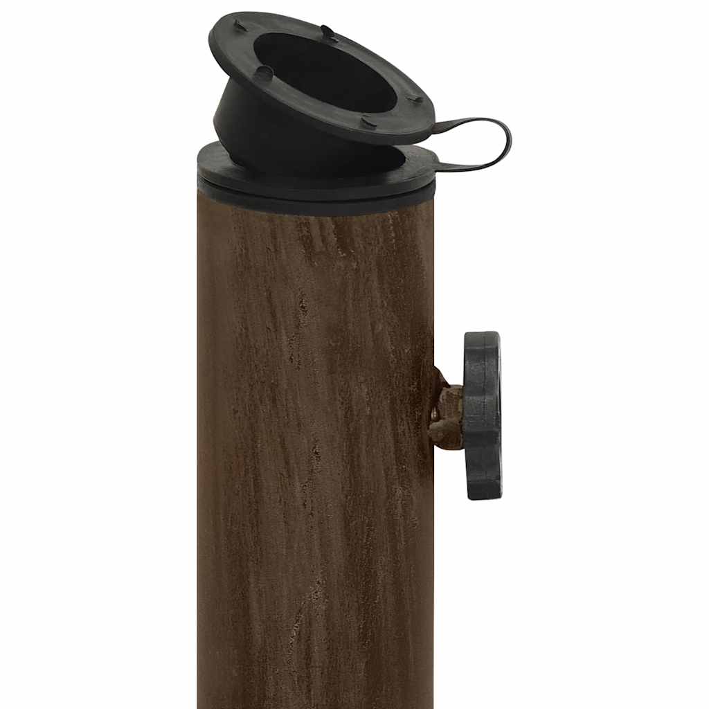 vidaXL Umbrella Base Bronze 40x40x32 cm Cast Iron
