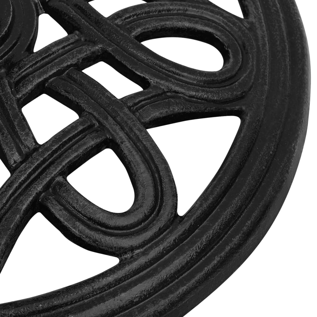 vidaXL Umbrella Base Black 44x44x32 cm Cast Iron